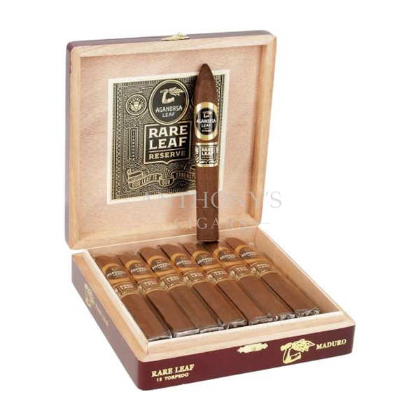 Aganorsa Leaf Rare Leaf Maduro Torpedo cigar box