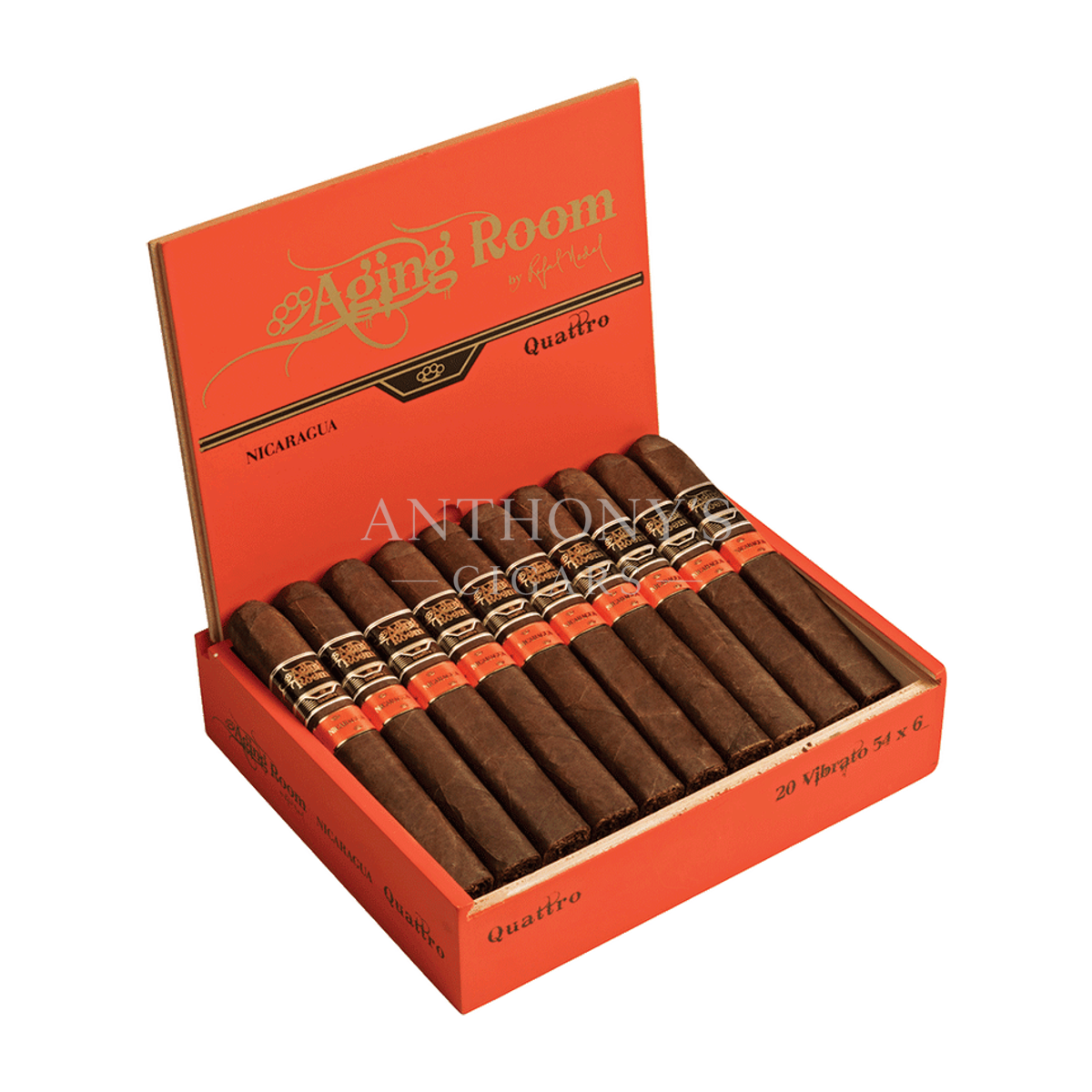 Aging Room Quattro Nicaragua Vibrato cigar box
