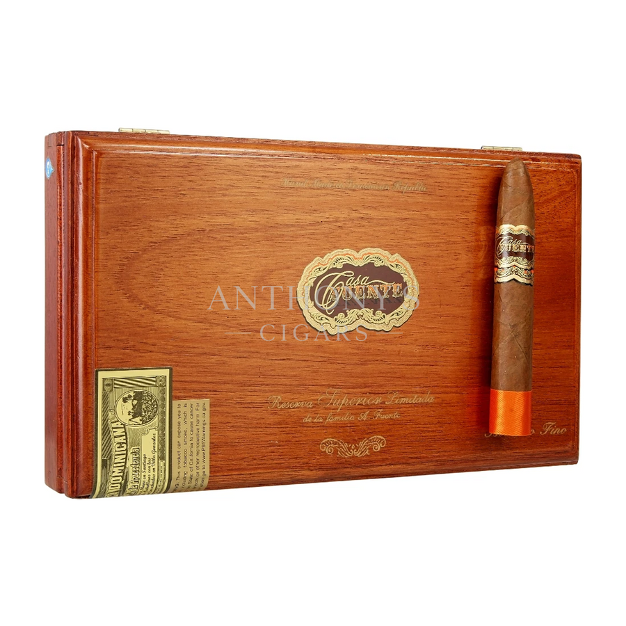 Arturo Fuente Casa Fuente Belicoso Fino cigar box closed