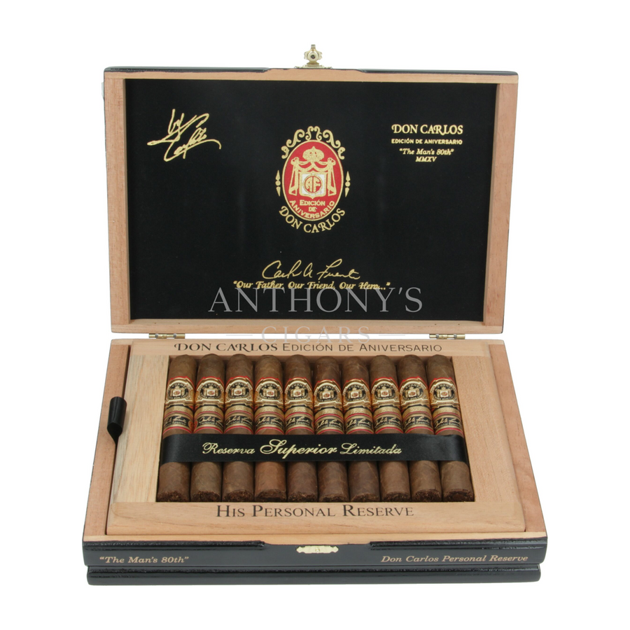 Arturo Fuente Don Carlos Limited Release Personal Reserve Robusto cigar box