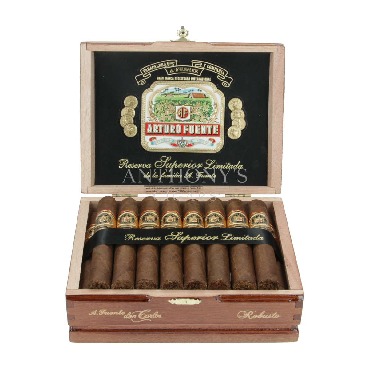 Arturo Fuente Don Carlos Robusto cigar box