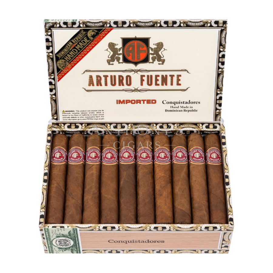 Arturo Fuente Especiales Conquistador cigar box
