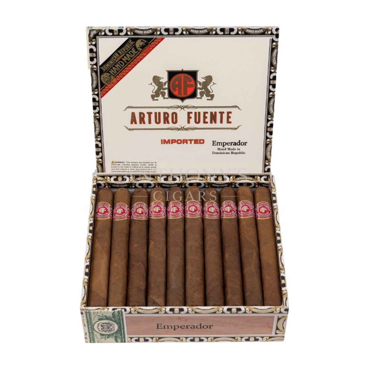 Arturo Fuente Especiales Emperador cigar box