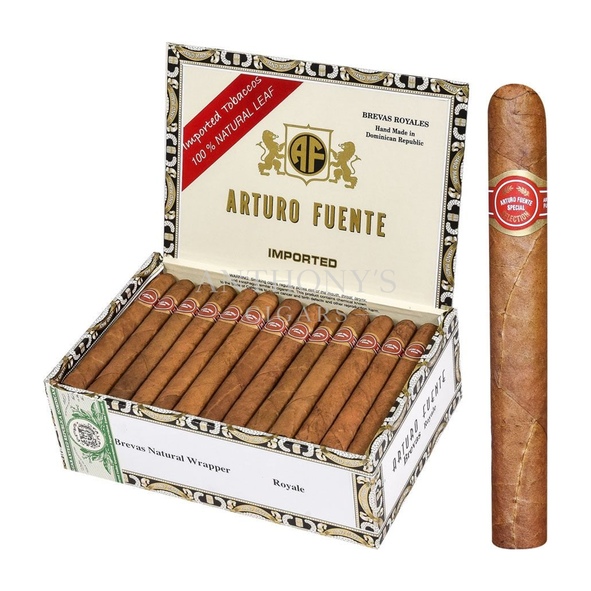 Arturo Fuente Gran Reserva Brevas Royale cigar box