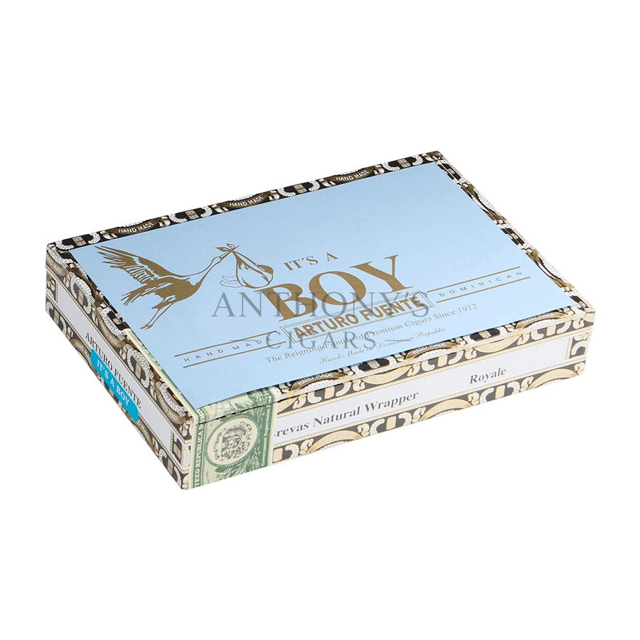 Arturo Fuente Gran Reserva Brevas Royale It's a Boy cigar box closed