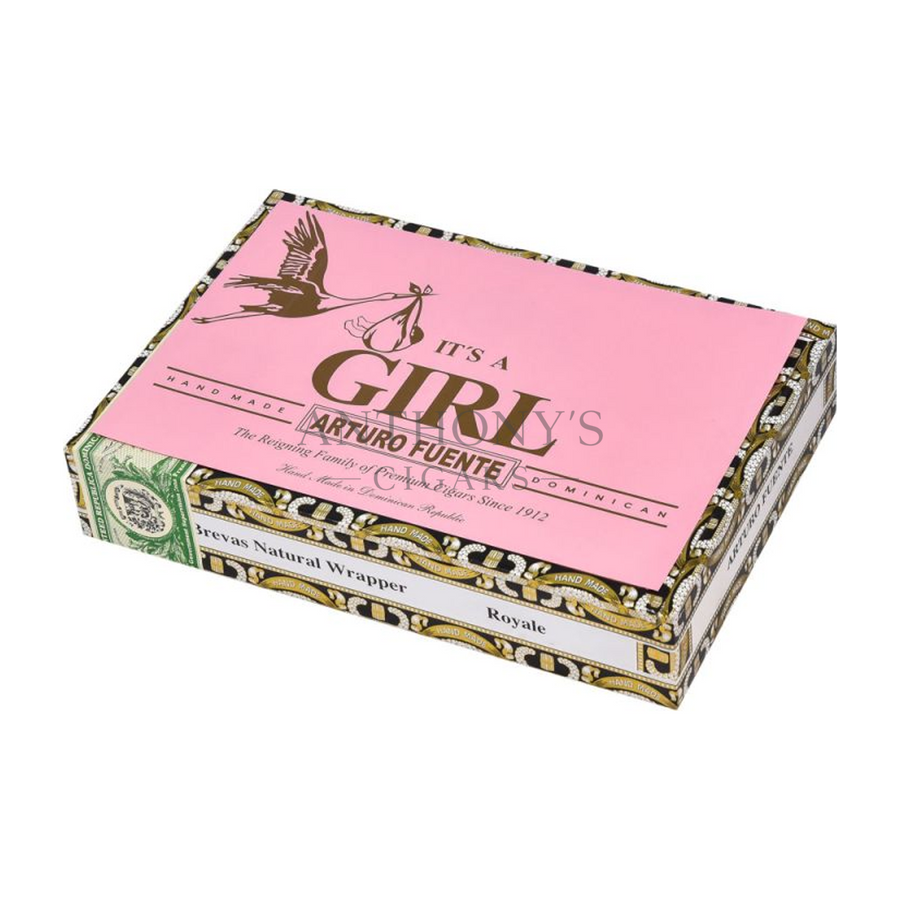 Arturo Fuente Gran Reserva Brevas Royale It's a Girl cigar box closed