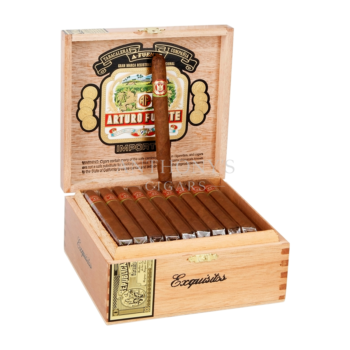 Arturo Fuente Gran Reserva Exquisito Natural cigar box