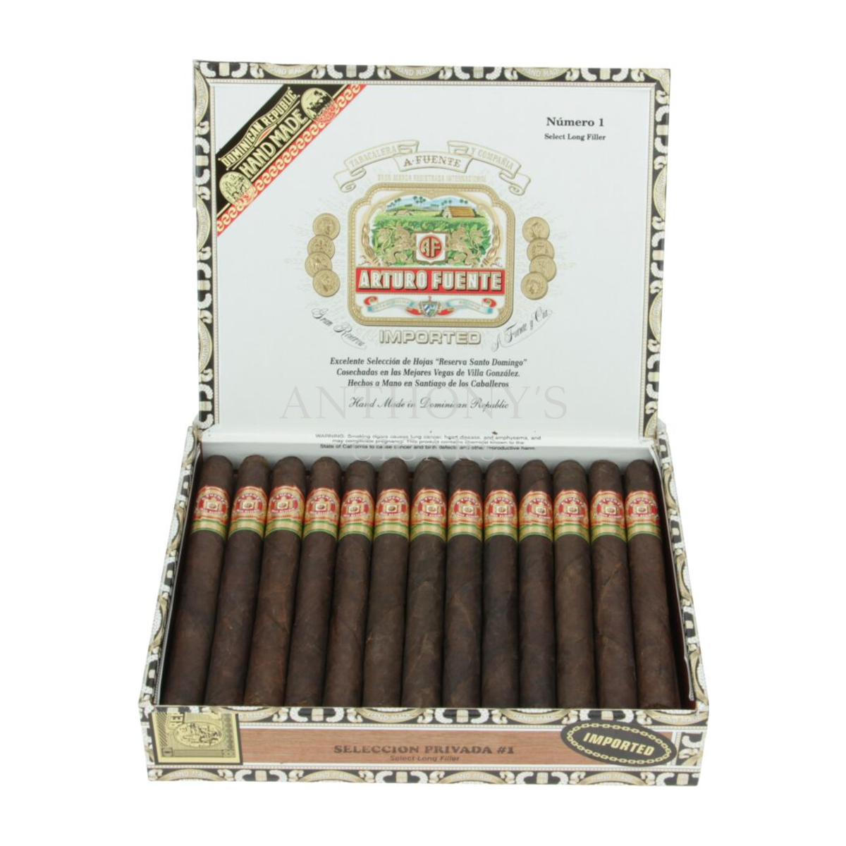 Arturo Fuente Gran Reserva Seleccion Privada No. 1 Maduro cigar box