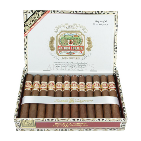 Arturo Fuente Magnum R Rosado Sungrown Fifty Four cigar box