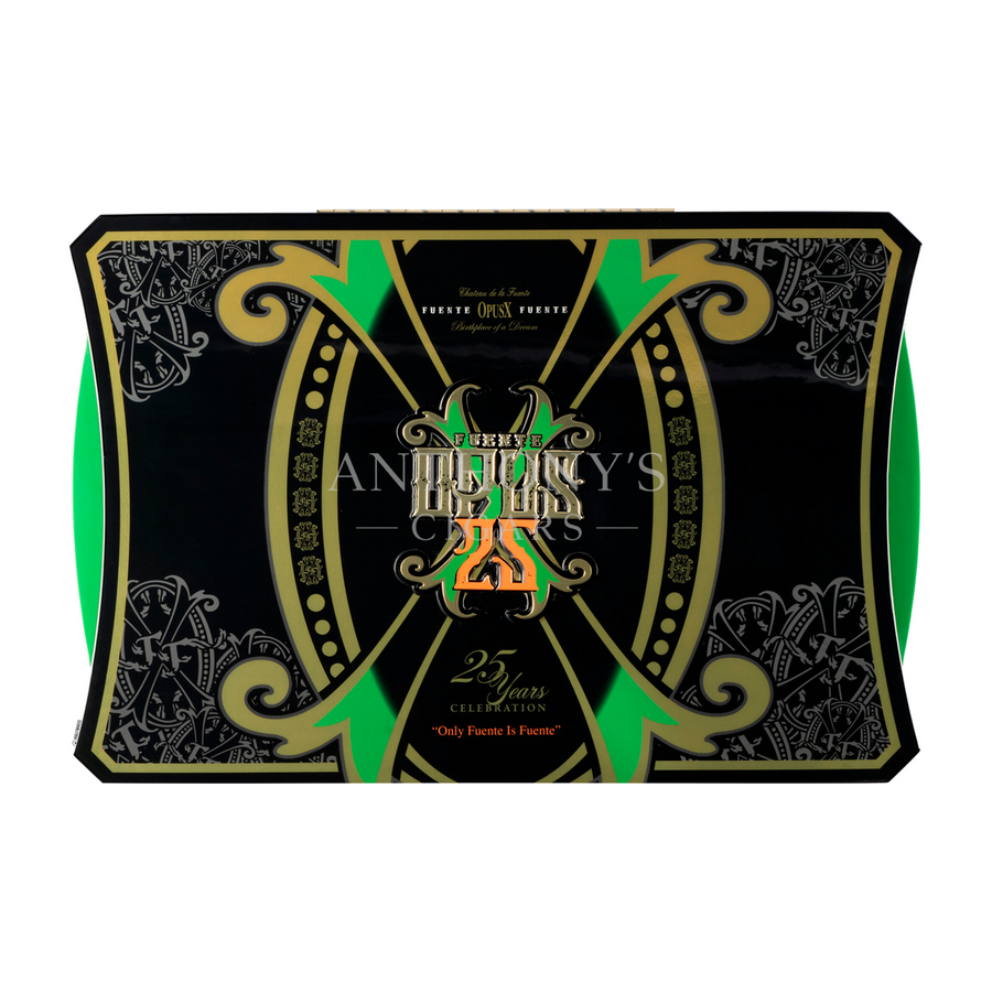 Arturo Fuente OpusX 25th Anniversary Perfecto cigar box closed