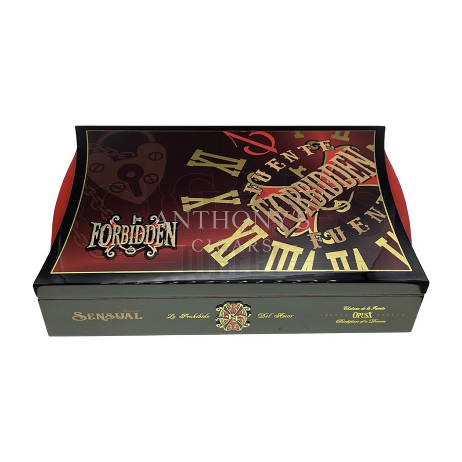 Arturo Fuente OpusX Forbidden X Amor Sensual cigar box closed