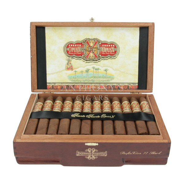 Arturo Fuente OpusX Perfecxion No. 77 Shark cigar box