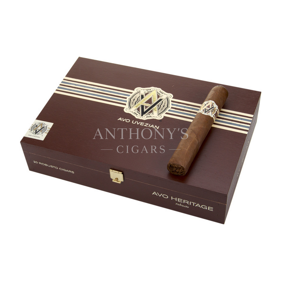 Avo Heritage Robusto cigar box closed