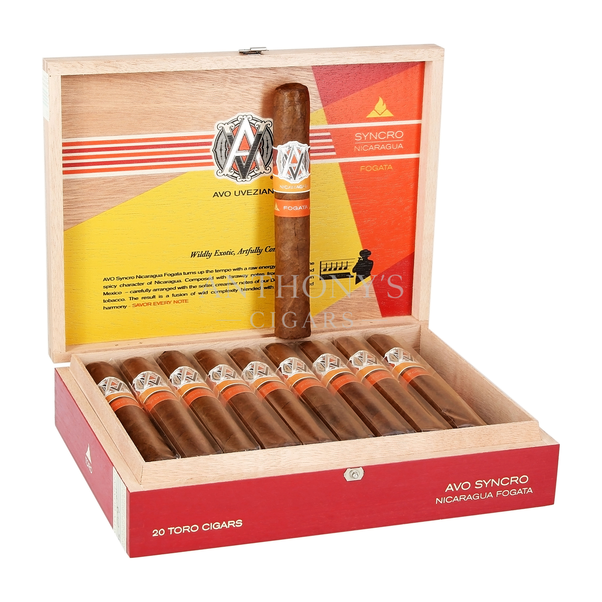 Avo Syncro Nicaragua Fogata Toro cigar box