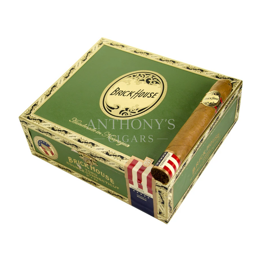 Brick House Double Connecticut Robusto cigar box closed