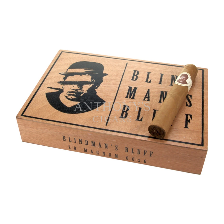 Caldwell Blind Man's Bluff Connecticut Magnum cigar box closed