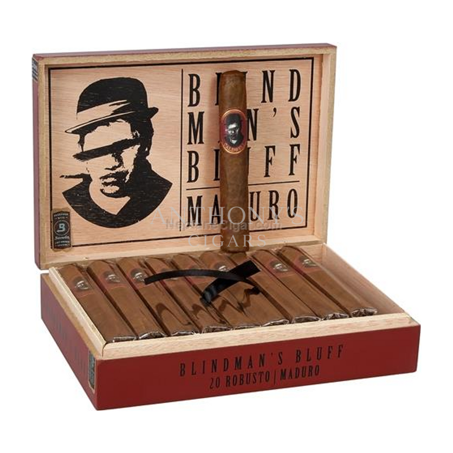 Caldwell Blind Man's Bluff Maduro Robusto cigar box