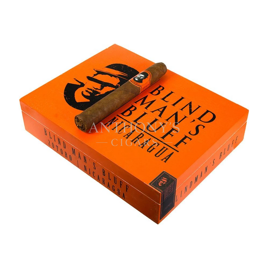 Caldwell Blind Man's Bluff Nicaragua Toro cigar box closed