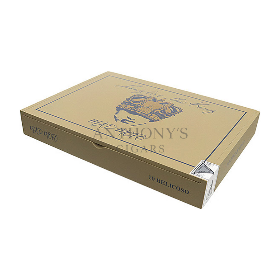 Caldwell Long Live the King Mad MoFo Habano Belicoso cigar box closed