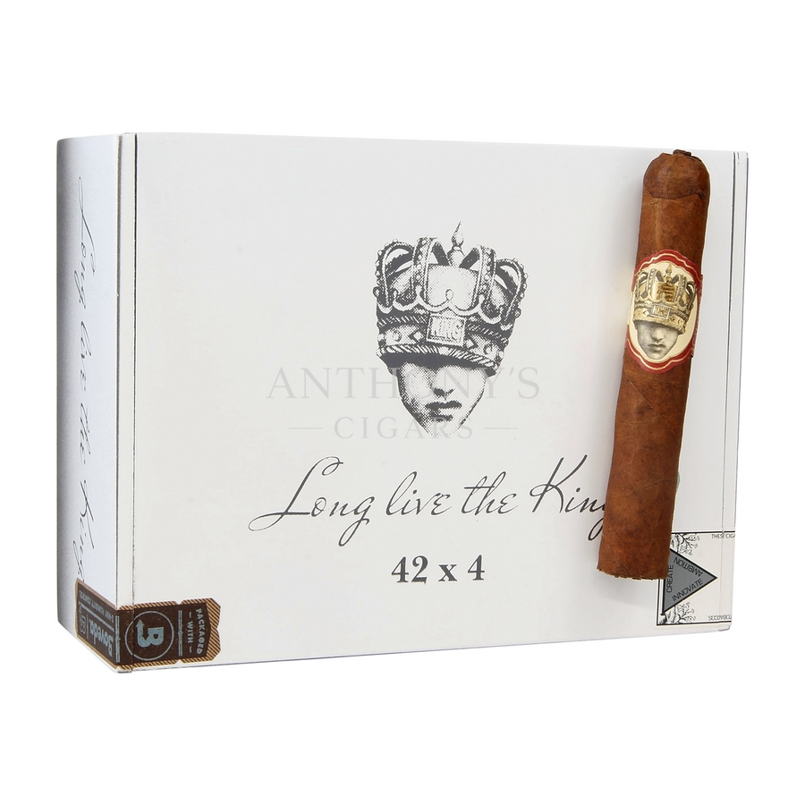Caldwell Long Live the King Manzanita cigar box closed