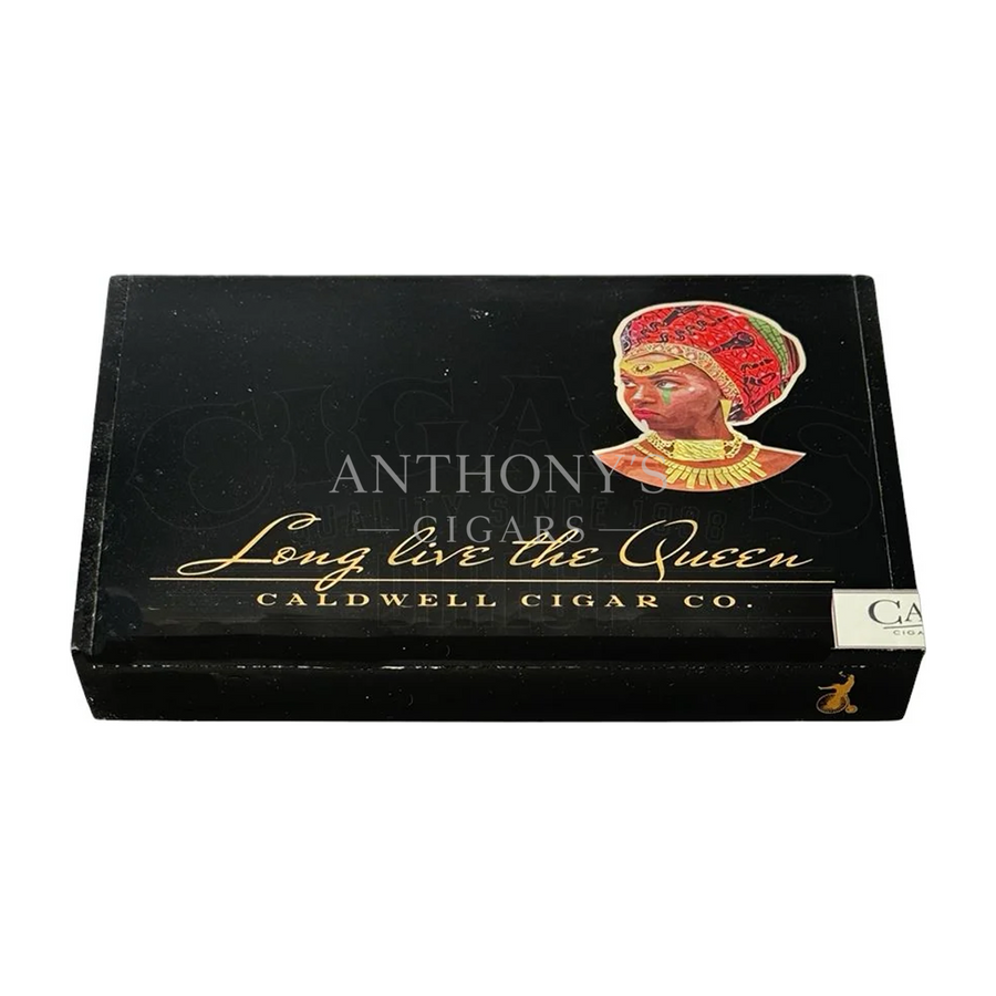 Caldwell Long Live The Queen Maduro Queen's Coronet cigar box closed