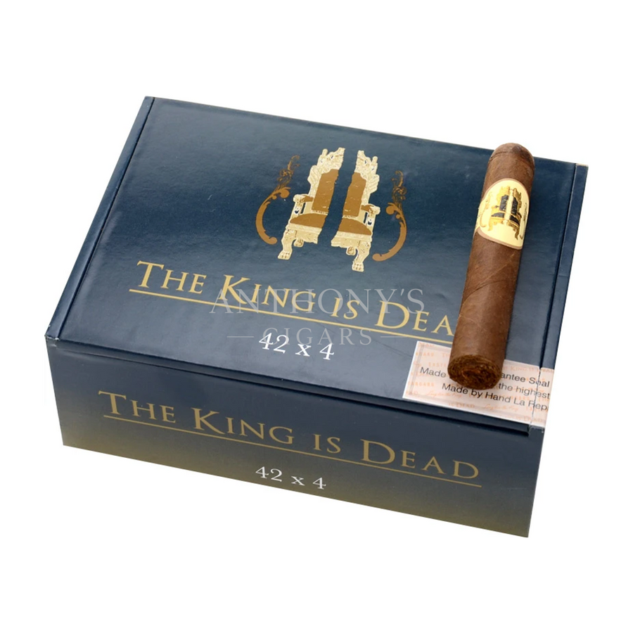 Caldwell The King is Dead Manzanita cigar box closed