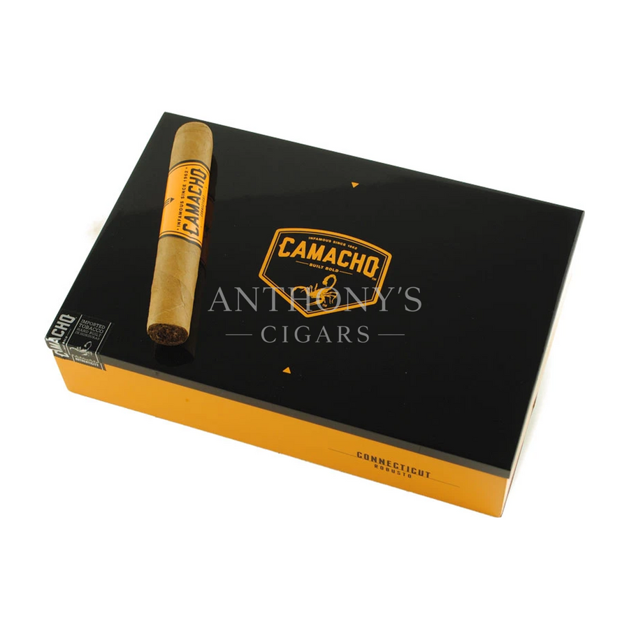 Camacho Connecticut Robusto cigar box closed