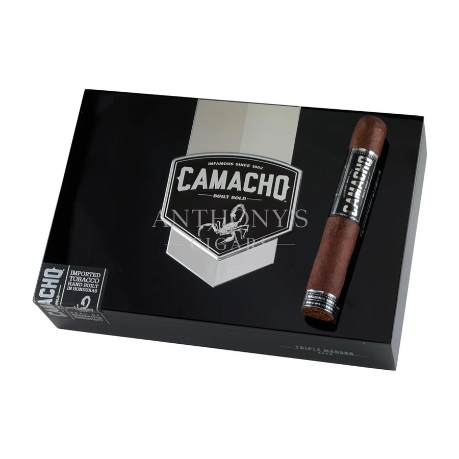 Camacho Triple Maduro Gordo cigar box closed