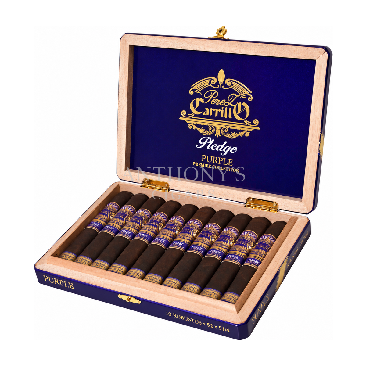 Casa Carrillo Limited Edition Pledge Purple Robusto cigar box