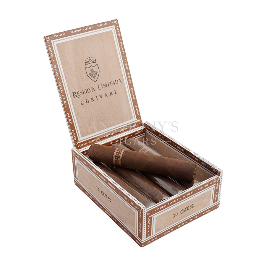 Curivari Reserva Limitada Café Cafe 52 cigar box