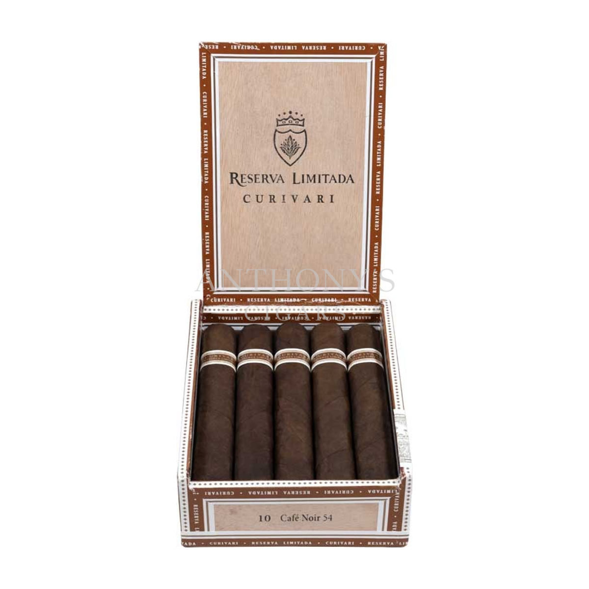 Curivari Reserva Limitada Café Noir 54 cigar box