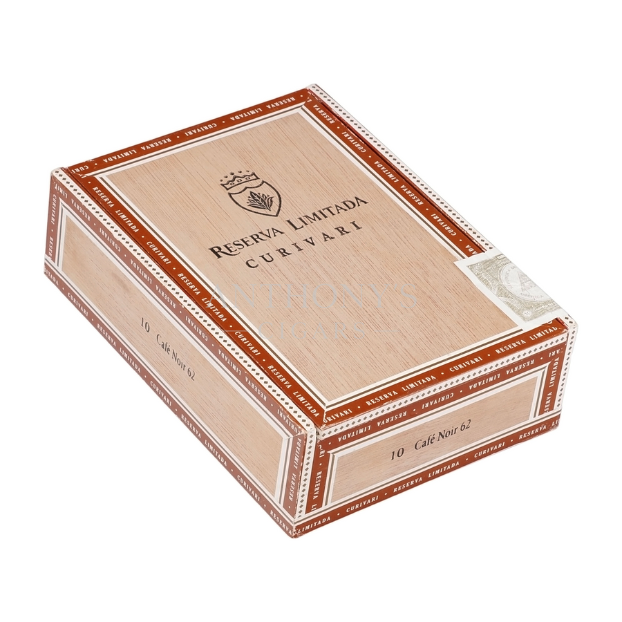 Curivari Reserva Limitada Café Noir 62 cigar box closed