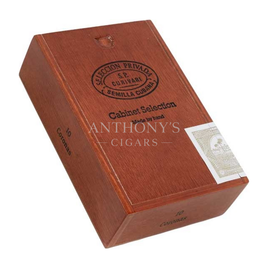 Curivari Seleccion Privada Coronations Coronas cigar box closed