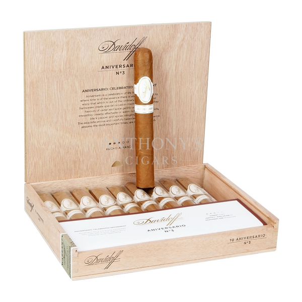 Davidoff Aniversario Aniversario No. 3 cigar box