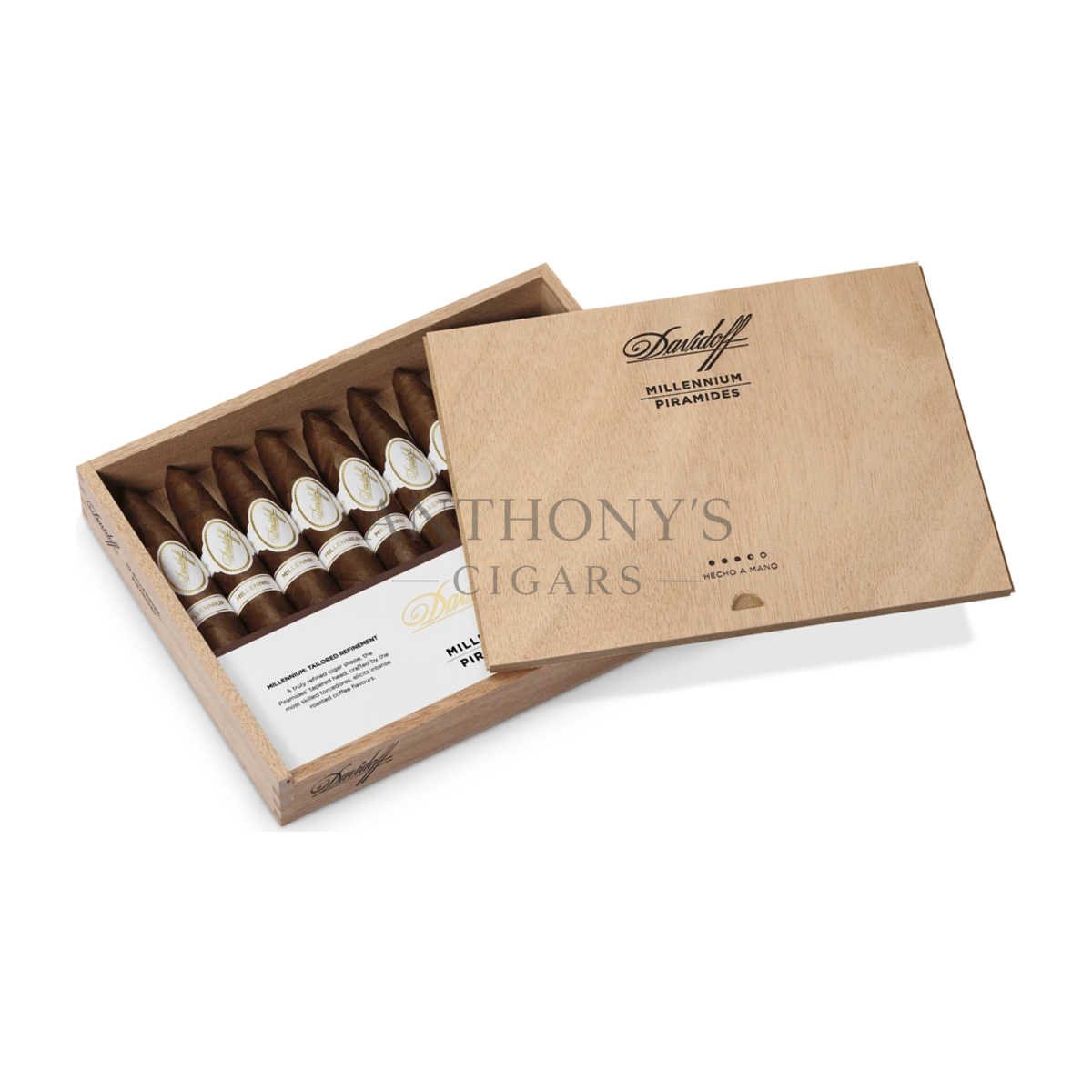 Davidoff Millennium Blend Piramides cigar box