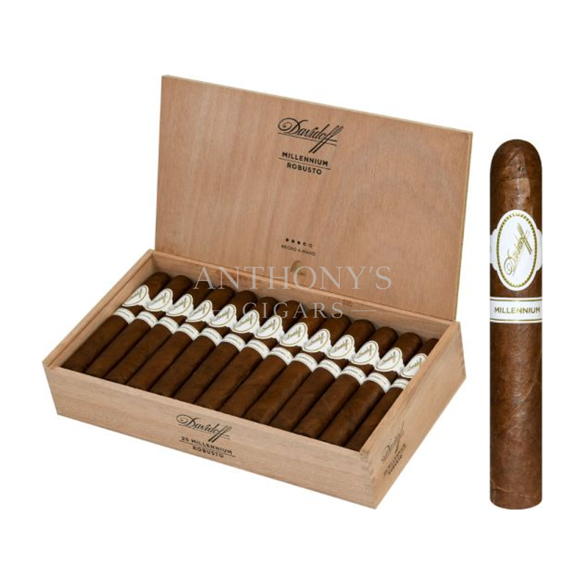 Davidoff Millennium Blend Short Robusto cigar box