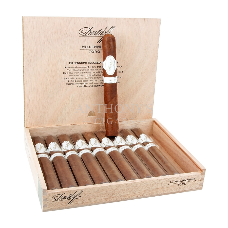 Davidoff Millennium Blend Toro cigar box