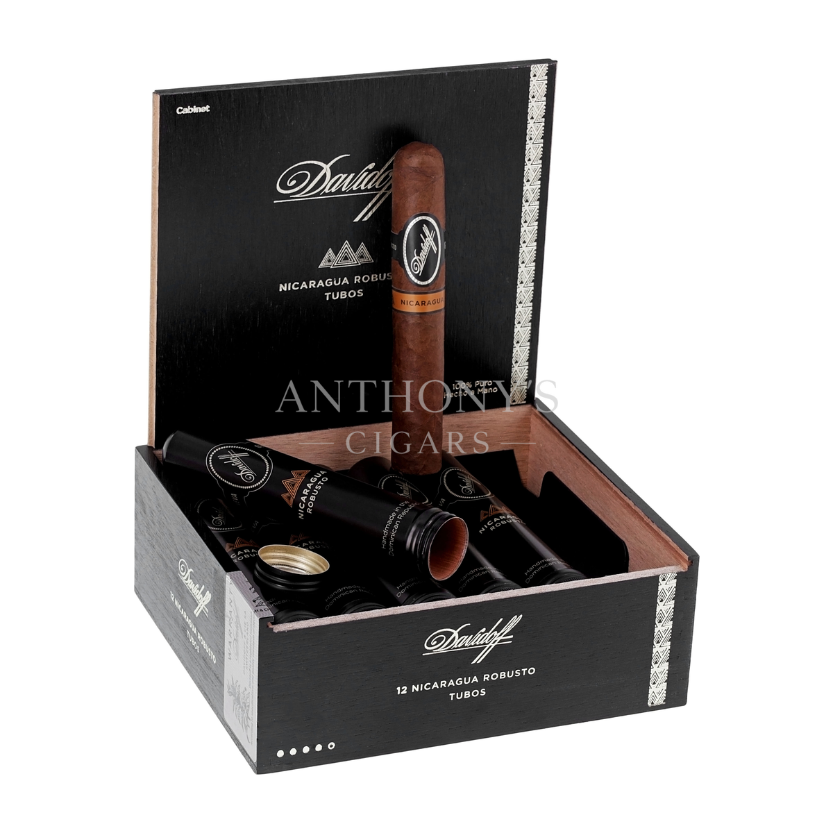 Davidoff Nicaragua Robusto Tubo cigar box