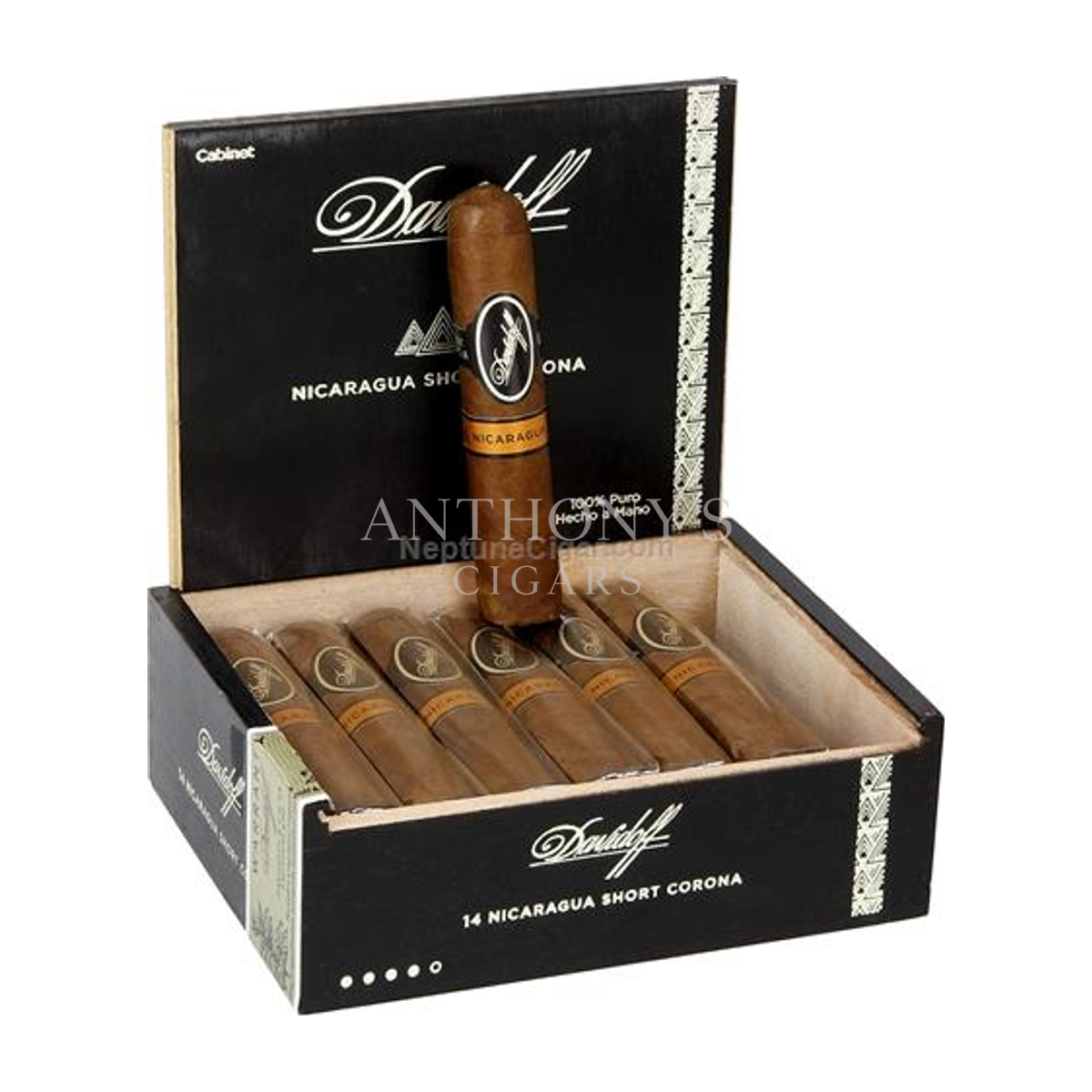 Davidoff Nicaragua Short Corona cigar box
