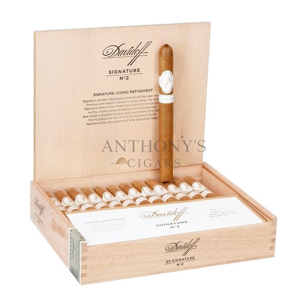 Davidoff Signature No. 2 cigar box