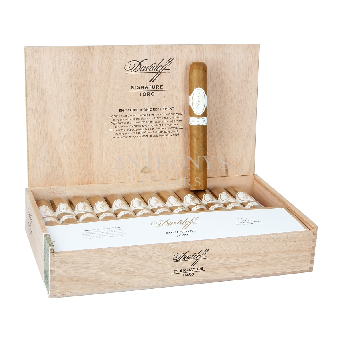 Davidoff Signature Toro cigar box