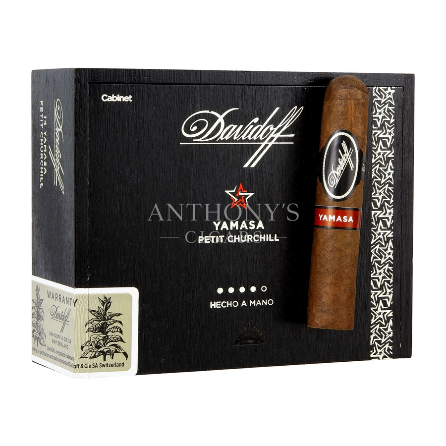 Davidoff Yamasa Petit Churchill cigar box closed