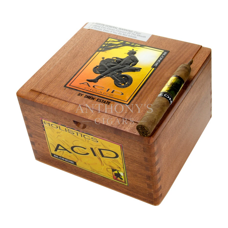 Drew Estate ACID Blondie Gold cigar box closed
