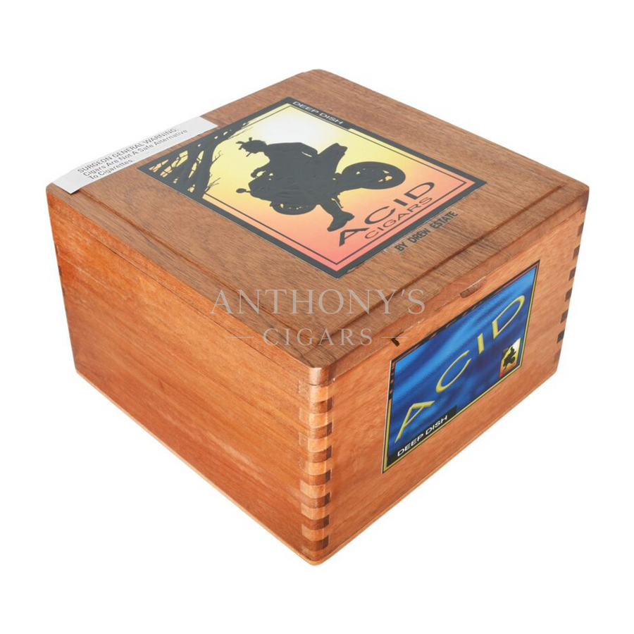 Drew Estate ACID Deep Dish cigar box closed