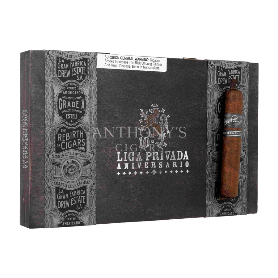 Drew Estate Liga Privada Aniversario Robusto cigar box closed