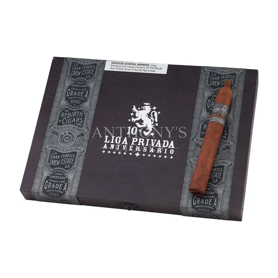 Drew Estate Liga Privada Aniversario Toro cigar box closed