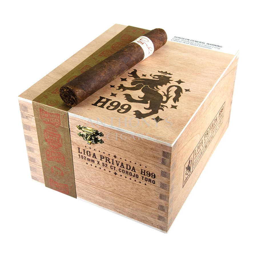 Drew Estate Liga Privada H99 Toro cigar box closed