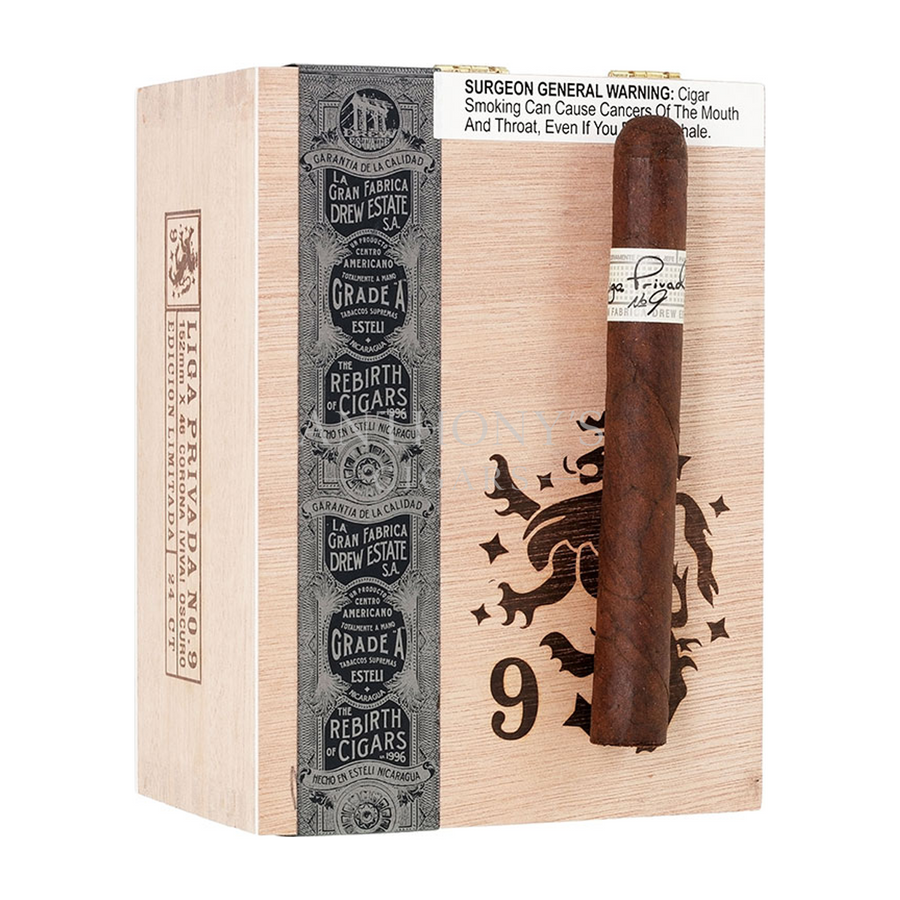 Drew Estate Liga Privada No. 9 Corona Viva cigar box closed