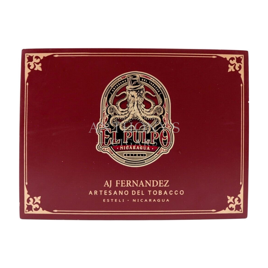 Artesano Del Tobacco El Pulpo Belicoso Grande cigar box closed