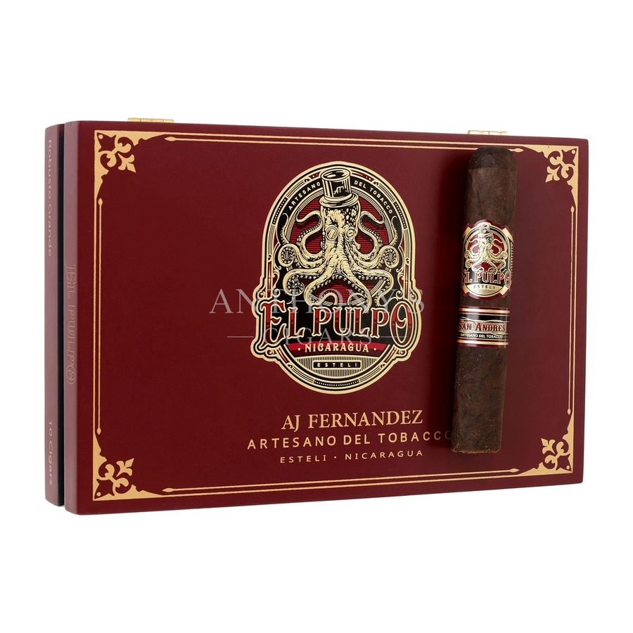Artesano Del Tobacco El Pulpo Robusto Grande cigar box closed